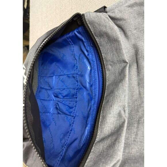 Champion Manuscript Backpack Men Black Gray Zippers Multi Pocket School Travel - Picture 9 of 12